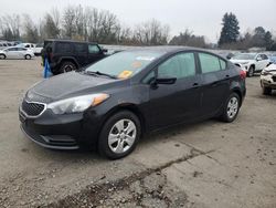 Salvage cars for sale from Copart Portland, OR: 2016 KIA Forte LX