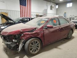 Salvage cars for sale at Des Moines, IA auction: 2017 Toyota Camry Hybrid