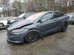 Salvage cars for sale at Austell, GA auction: 2022 Tesla Model X