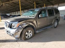 Salvage cars for sale at Phoenix, AZ auction: 2005 Nissan Pathfinder LE