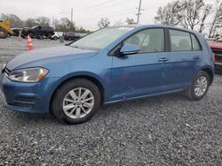 Salvage cars for sale at Riverview, FL auction: 2017 Volkswagen Golf S