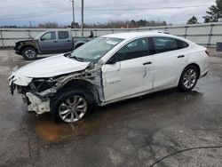 Chevrolet salvage cars for sale: 2020 Chevrolet Malibu LT