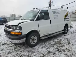 Salvage cars for sale from Copart Chicago: 2021 Chevrolet Express G2500