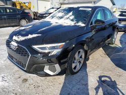 Salvage cars for sale at Pekin, IL auction: 2024 Audi A3 Premium