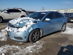 Salvage cars for sale at Kansas City, KS auction: 2012 Chevrolet Cruze LT