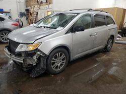 Salvage cars for sale at Ham Lake, MN auction: 2011 Honda Odyssey EXL