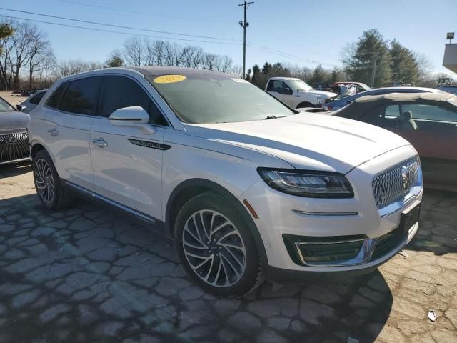 2019 Lincoln Nautilus Reserve