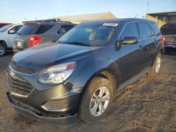 Salvage cars for sale at auction: 2017 Chevrolet Equinox LS