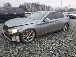 Salvage cars for sale at Mebane, NC auction: 2018 Infiniti Q50 Luxe