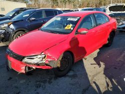 Salvage cars for sale at Exeter, RI auction: 2012 Volkswagen Jetta SE