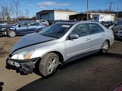 Salvage cars for sale at New Britain, CT auction: 2007 Honda Accord EX