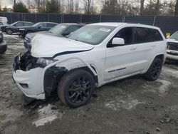 Salvage cars for sale at Waldorf, MD auction: 2021 Jeep Grand Cherokee Laredo