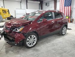 Chevrolet salvage cars for sale: 2017 Chevrolet Trax Premier