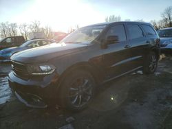 Dodge Durango Vehiculos salvage en venta: 2017 Dodge Durango GT