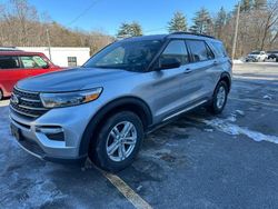 Salvage cars for sale at North Billerica, MA auction: 2023 Ford Explorer XLT