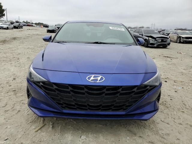 2022 Hyundai Elantra Blue