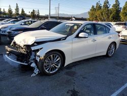 Carros salvage sin ofertas aún a la venta en subasta: 2023 Infiniti Q50 Luxe