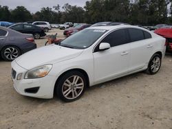 Salvage cars for sale at Ocala, FL auction: 2013 Volvo S60 T5