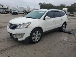 Salvage cars for sale at Apopka, FL auction: 2015 Chevrolet Traverse LTZ