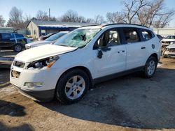 Salvage cars for sale at Wichita, KS auction: 2012 Chevrolet Traverse LT