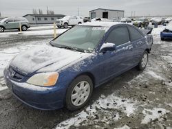 Honda Civic Vehiculos salvage en venta: 2001 Honda Civic SI