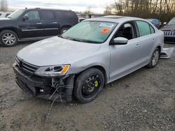 Salvage cars for sale at auction: 2015 Volkswagen Jetta SE