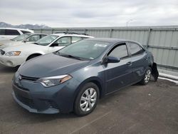 Salvage cars for sale at auction: 2016 Toyota Corolla L