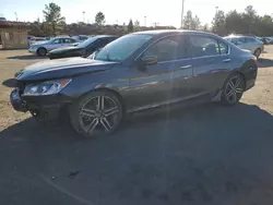 Salvage cars for sale at Gaston, SC auction: 2016 Honda Accord Sport