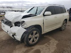 Salvage cars for sale from Copart Houston, TX: 2008 Toyota Highlander Sport