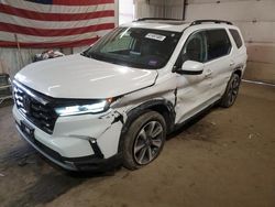 Salvage cars for sale at Lyman, ME auction: 2024 Honda Pilot Elite