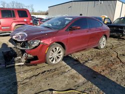 Salvage cars for sale from Copart Spartanburg, SC: 2015 Chrysler 200 S