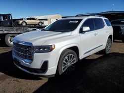 Salvage cars for sale at Brighton, CO auction: 2020 GMC Acadia Denali