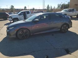 Salvage cars for sale at Gaston, SC auction: 2017 Honda Civic EX