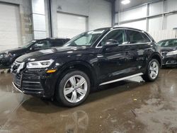 Salvage cars for sale at Ham Lake, MN auction: 2018 Audi Q5 Premium Plus