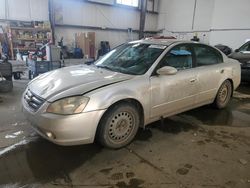 Nissan salvage cars for sale: 2002 Nissan Altima SE