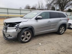 Salvage cars for sale at Chatham, VA auction: 2015 Toyota Highlander Limited