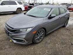 Salvage cars for sale at Los Angeles, CA auction: 2019 Honda Civic EX