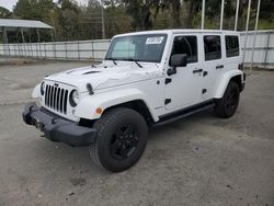 Jeep Wrangler Unlimited Sahara salvage cars for sale: 2015 Jeep Wrangler Unlimited Sahara