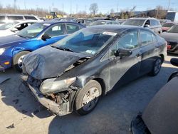 Salvage cars for sale at Bridgeton, MO auction: 2015 Honda Civic LX