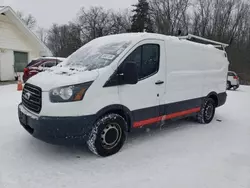 Salvage trucks for sale at Northfield, OH auction: 2015 Ford Transit T-150