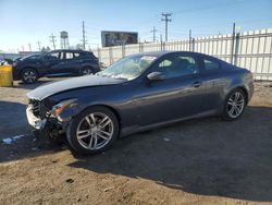 Salvage cars for sale at Chicago Heights, IL auction: 2008 Infiniti G37 Base