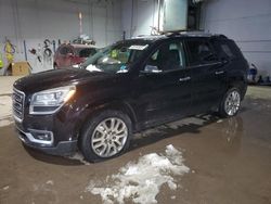 Salvage cars for sale from Copart Atlantic Canada Auction, NB: 2016 GMC Acadia SLT-1