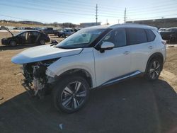 Salvage cars for sale at Colorado Springs, CO auction: 2021 Nissan Rogue SL