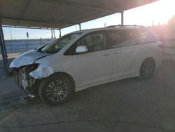 Salvage cars for sale from Copart Anthony, TX: 2019 Toyota Sienna XLE