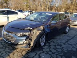 Salvage cars for sale at Austell, GA auction: 2022 Chevrolet Malibu LT