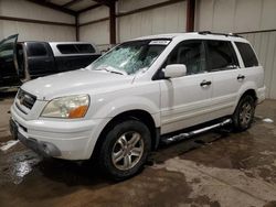 Salvage cars for sale from Copart Pennsburg, PA: 2004 Honda Pilot EXL