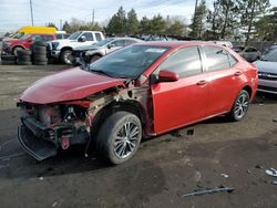 Carros salvage a la venta en subasta: 2017 Toyota Corolla L