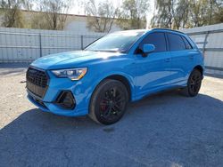 Salvage cars for sale at Las Vegas, NV auction: 2022 Audi Q3 Premium S Line 45