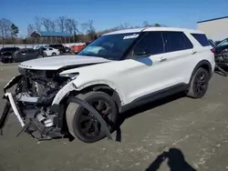 Salvage cars for sale at Spartanburg, SC auction: 2021 Ford Explorer ST