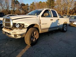 Salvage cars for sale at Austell, GA auction: 2004 Dodge RAM 1500 ST